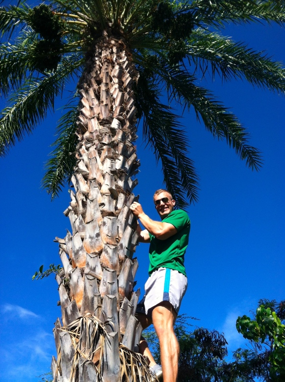 Pete Climbing Tree